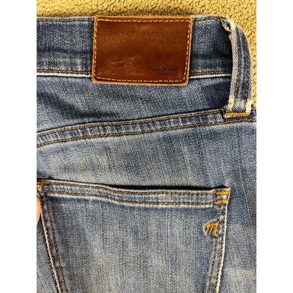 Madewell, 10" High Riser Skinny Stretch Jeans Light Wash Blue Denim, Size: 27 - Picture 7 of 14